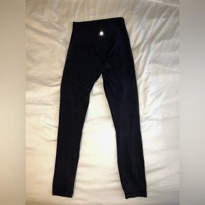 Black lululemon align leggings size 4